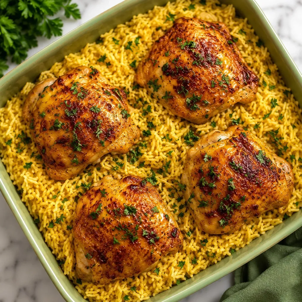 Plate of Honey Mustard Chicken garnished with herbs and served with vegetables