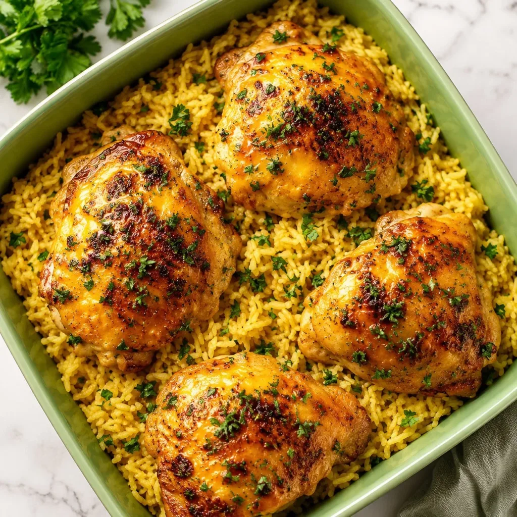 Baked Honey Mustard Chicken served with vegetables